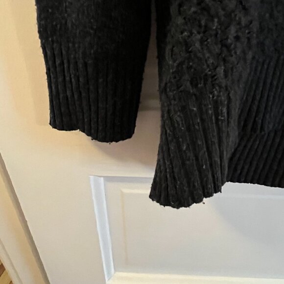 CANDA shawl collar sweater charcoal large - Picture 4 of 7